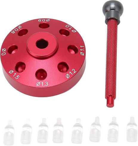 Watch Hands Fitting Setting Presser,Precision Tool Set Alloy Steel Watch Hand Repairing Tools with 8pcs Setting Head for Watchmakers in Saudi Arabia