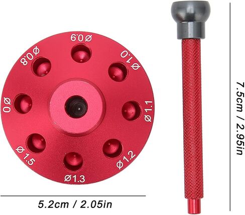 Watch Hands Fitting Setting Presser,Precision Tool Set Alloy Steel Watch Hand Repairing Tools with 8pcs Setting Head for Watchmakers in Saudi Arabia