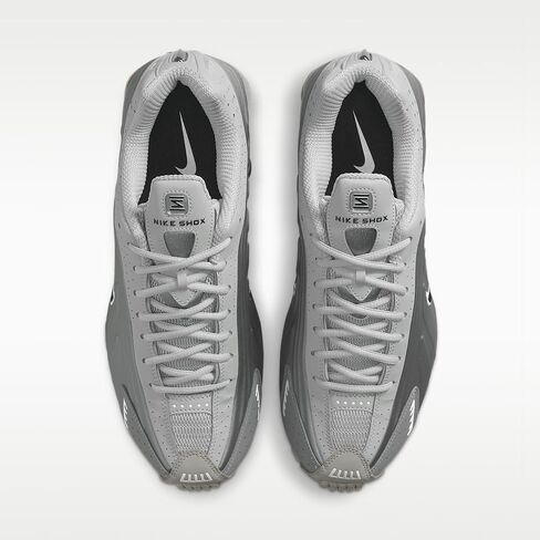 أحذية Nike Shox R4 للرجال (رمادي دخاني فاتح/رمادي دخاني/أبيض/أسود) in Kuwait