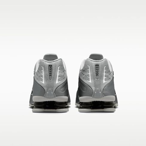 أحذية Nike Shox R4 للرجال (رمادي دخاني فاتح/رمادي دخاني/أبيض/أسود) in Kuwait