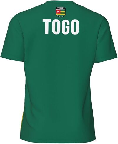 Togo Flag 4 T-Shirt Jerseys for Running Soccer Fans Tennis Fitness Sports Gradual Color Shirts in Saudi Arabia