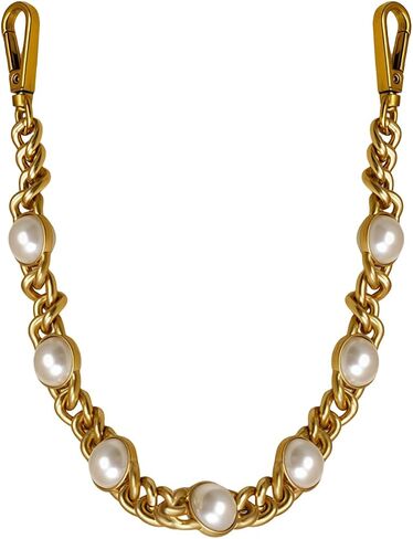 Pearl Metal Purse Keychains Handbag Short Handle Replacement Bag Charms For Handbags For Women Strap Bags in Saudi Arabia