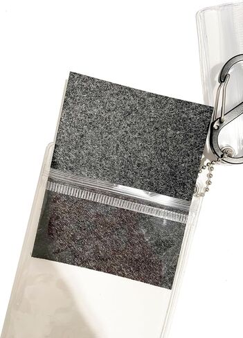 3 Pcs Portable Felt Pin Display Keychain with Anti-Loss Protective Case for Backpack in Kuwait