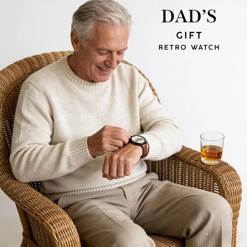 Cool Watch for Dad or Husband Retro Quartz Wrist Watch - Ideal Retirement Father‘s Day & Birthday Gift | Casual Vacation Style|Its 5 O‘Clock Somewhere Watch in Saudi Arabia