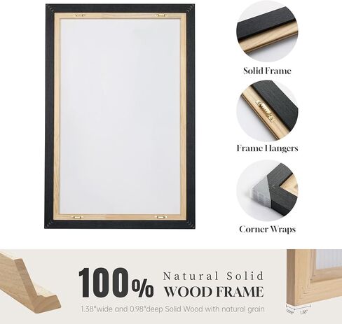 Large Framed Brown Black Abstract Wall Art, Modern Vertical Canvas Prints Paintings Artwork for Walls, Moody Contemporary Pictures Wall Decor for Hallway Living Room Bedroom Dining Room, 30x60 In in Saudi Arabia