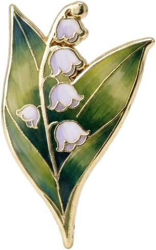 Lily of The Valley Pin, Bouquet Pin, White Flower Pins, Mother’s Day in Saudi Arabia