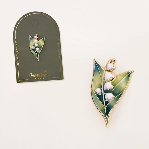 Lily of The Valley Pin, Bouquet Pin, White Flower Pins, Mother’s Day in Saudi Arabia