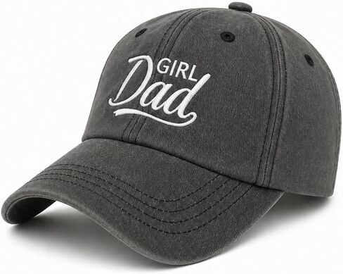 Dad Hat for Men from Daughter Son Embroidered Adjustable Baseball Cap Fathers Day Birthday Idea in Saudi Arabia