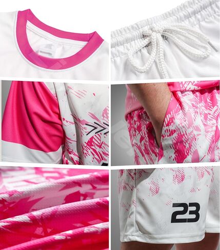 Custom Soccer Jersey Men Women Youth, Athletic Shirts with Name Number Logo Soccer Team Shirts Shorts Futbol Set in Saudi Arabia