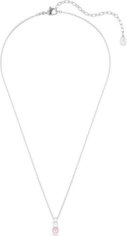 Swarovski Stilla Attract pendant, Round cut, Pink, Rhodium plated in Kuwait