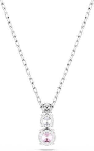 Swarovski Stilla Attract pendant, Round cut, Pink, Rhodium plated in Kuwait