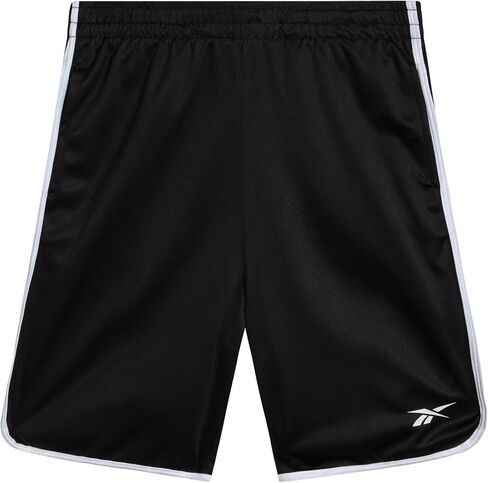 Reebok Boys Athletic Shorts - 1 Pack or 2 Pack Breathable Mesh Athletic Shorts for Boys for Basketball Running and Play in Kuwait