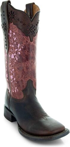 Soto Boots Womens Pretty in Pink Embroidered Cowgirl Boots M4004 in Kuwait