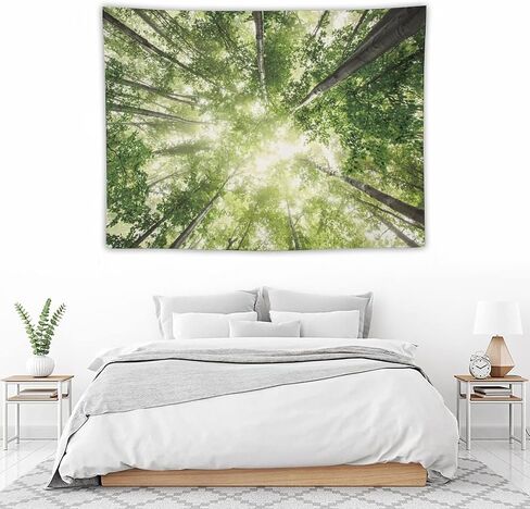 AXKEUDO Wall Tapestry,Backdrop,Custom Wedding Tapestry,Personalized Image,Photo or Logo,Made to Order Tapestries Forest Pattern 30"X40" in Saudi Arabia