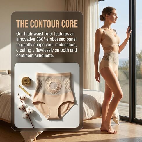 4-in-1 Shorts for Women, High Waisted Tummy Control Shapewear, Seamless Yoga Panties, Firming & Sculpting Underwear in Kuwait