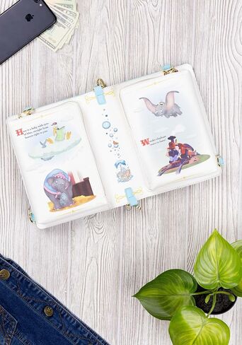 Loungefly DISNEY DUMBO BOOK SERIES حقيبة كروس بودي قابلة للتحويل in Kuwait