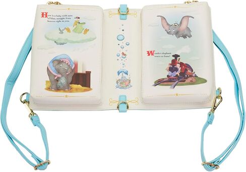 Loungefly DISNEY DUMBO BOOK SERIES حقيبة كروس بودي قابلة للتحويل in Kuwait