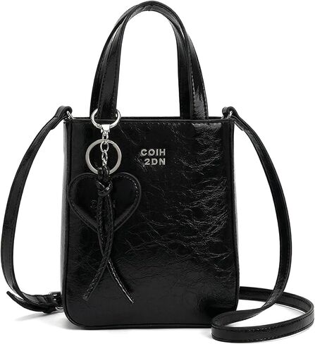 Mini PU Crossbody Bag for Women – Small Square Shoulder Bag with Zipper Closure, Compact Design for Travel and Shopping in Kuwait