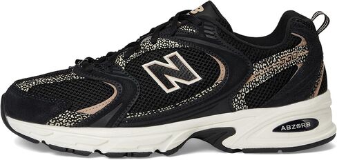 New Balance Unisex 530 Sneaker, Black/Flat Taupe, 11 US Men in Saudi Arabia