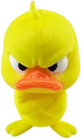Angry Yellow Duck Figurine,3D Printed Cute Duck Desk Decor,Funny Grumpy Duck Statue for Home,Office,Car Dashboard,Unique Gift for Duck Lovers in Kuwait