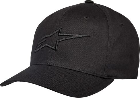 Alpinestars Men's Ageless Curve Hat Flexfit Baseball Cap Black/Black in Kuwait