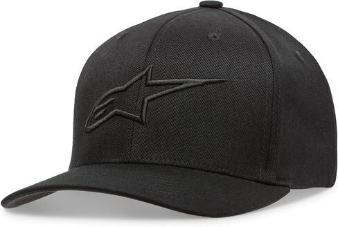 Alpinestars Men's Ageless Curve Hat Flexfit Baseball Cap Black/Black in Kuwait