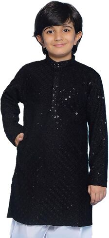 AJ DEZINES Kids Indian Ethnic Wear Chikankari Kurta For Boys|Boys Indian Outfit|Traditional Festive|Kurta For Kid Boy in Saudi Arabia