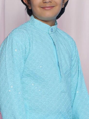 AJ DEZINES Kids Indian Ethnic Wear Chikankari Kurta For Boys|Boys Indian Outfit|Traditional Festive|Kurta For Kid Boy in Saudi Arabia