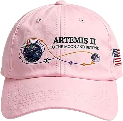 Unisex Artemis II 2026 Rocket Launch Print Hat, Lunar Mission Commemorative Cap, Back to the Moon Space Baseball Cap in Kuwait