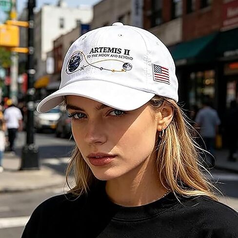 Unisex Artemis II 2026 Rocket Launch Print Hat, Lunar Mission Commemorative Cap, Back to the Moon Space Baseball Cap in Kuwait
