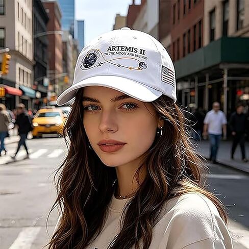 Unisex Artemis II 2026 Rocket Launch Print Hat, Lunar Mission Commemorative Cap, Back to the Moon Space Baseball Cap in Kuwait