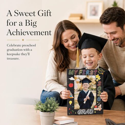 Kindergarten Graduation Picture Frame 2026, Pre K Graduation Gifts 2026, 4x6 Graduation Photo Frame Preschool Graduation Gift, Prek Grad Picture Frame for Girls Boys, Preschool Graduation Decorations Room Decor in Saudi Arabia