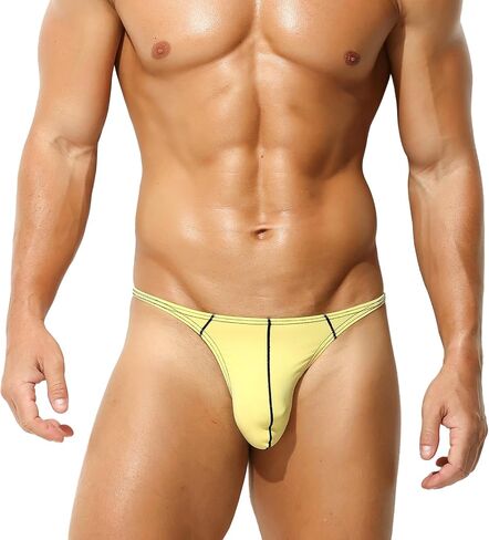 Men's Thong Underwear - Low Rise G-String with Breathable & No Squeeze Design for Exercise & Daily Wear in Saudi Arabia