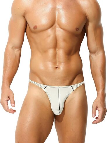 Men's Thong Underwear - Low Rise G-String with Breathable & No Squeeze Design for Exercise & Daily Wear in Saudi Arabia