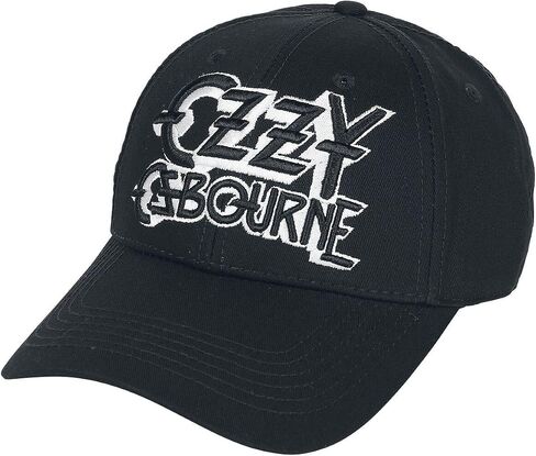 Ozzy Osbourne Unisex Adult Logo Baseball Cap (One Size) (Black) in Saudi Arabia