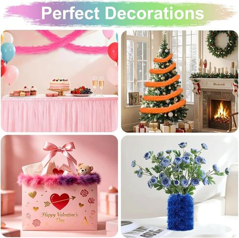 20 PCS Colorful Feather Boas and Rimless Heart Sunglasses,5 Ft,Artificial Fluffy Boa Set for Disco Bachelorette Party Wedding Birthday Halloween Christmas in Saudi Arabia