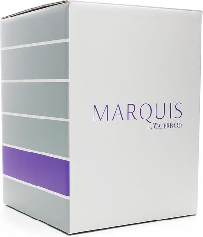 Marquis by Waterford Personalized Crosslake Vase, Custom Engraved 6.9" Cut Crystal Vase for Flowers, Elegant Home Decor in Saudi Arabia