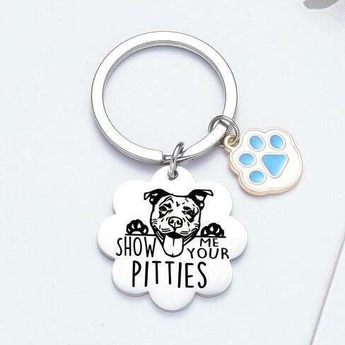 Pitbull Dog Keychain Pit Bull Keychain Dog Themd Gifts for Veterinarian Gifts Pitbull Dad Jewelry in Saudi Arabia