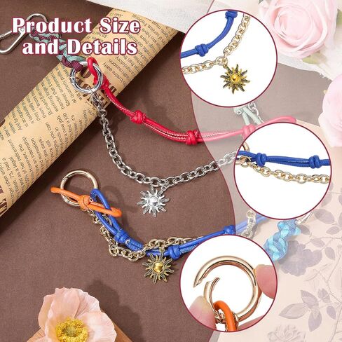 1Pc Bag Chain Charm for Handbags Leather Purse Charm Chain with Alloy Bag Chains for Shoulder Bags Handbag Straps in Kuwait