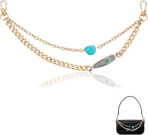 1Pc Bag Chain Charm for Handbags Leather Purse Charm Chain with Alloy Bag Chains for Shoulder Bags Handbag Straps in Kuwait