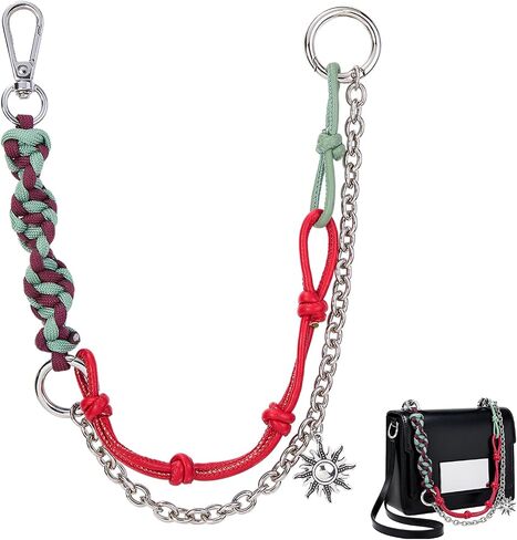 1Pc Bag Chain Charm for Handbags Leather Purse Charm Chain with Alloy Bag Chains for Shoulder Bags Handbag Straps in Kuwait