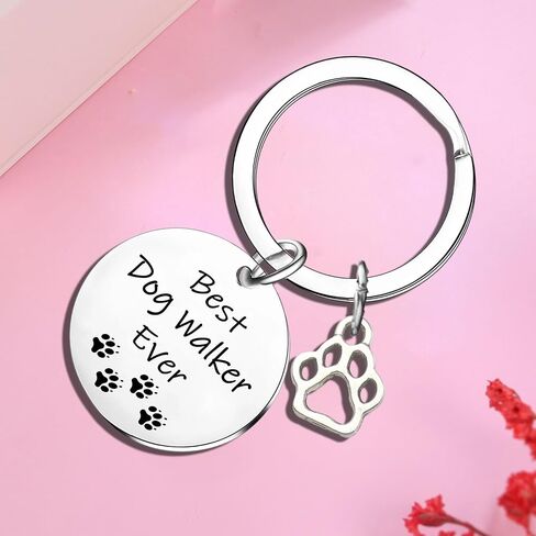 Dog Walker Gifts Dog Lover Keyring Thank You Gift for Dogs Caretaker Appreciation Gift for Dogs Sitter in Saudi Arabia