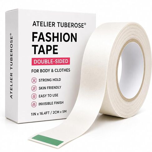 Fashion Tape for Clothes, Double Sided Body Tape, Dress Tape for Women, Clothing Tape, Bra Tape Strong Hold Invisible Fabric Tape for Skin & Clothes in Kuwait