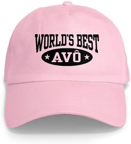 قبعة بيسبول أفضل قبعة AVO من CafePress في العالم قابلة للتعديل in Kuwait