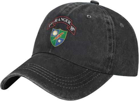 1st Battalion 75th Ranger Regiment Baseball Cap Cotton Cowboy Hat Fashionable for Man Woman Adjustable in Saudi Arabia