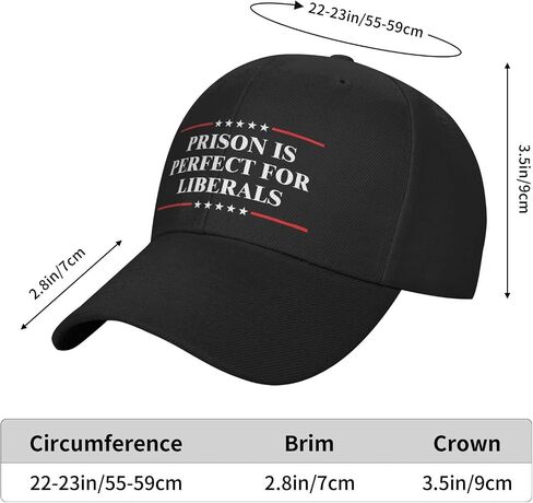 Antaa Prison is Perfect for Liberals Hats Anti Liberal Baseball Cap in Saudi Arabia