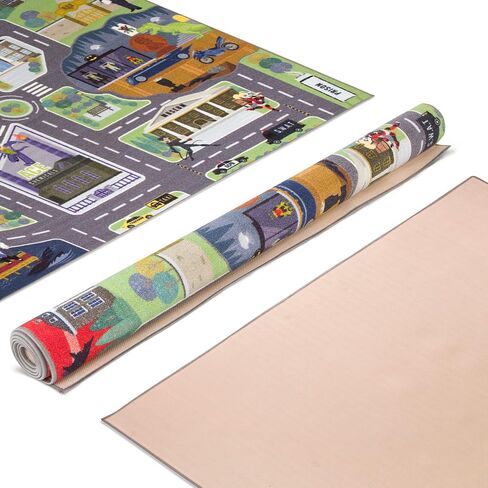 DC Comics Batman's Gotham City Adventure Road Play Rug 8x10 | Kids Interactive Toy Car Play Mat Carpet for Toddler Classroom, Playroom & Baby Nursery in Saudi Arabia