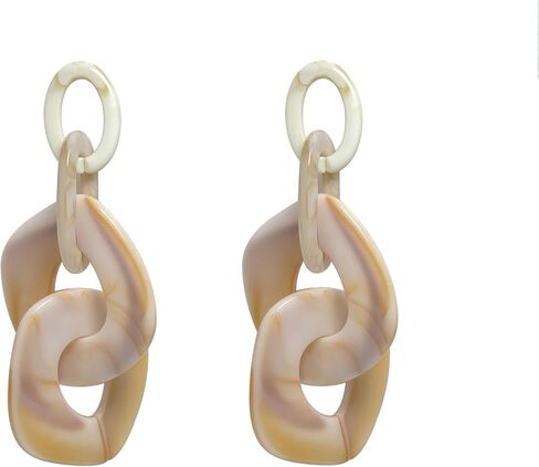 Acrylic Earrings for Women Chunky Resin Geometry Statement Acrylic Earrings Vintage Fashion Jewelry in Saudi Arabia