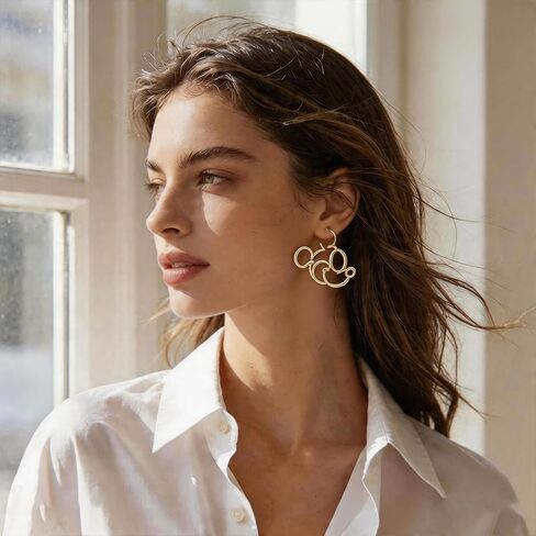 Earrings for Women Trendy, Cute Stud and Hoop Earrings, Bow and Outline Fashion Jewelry, Everyday to Dressy Gift Styles for Women in Kuwait
