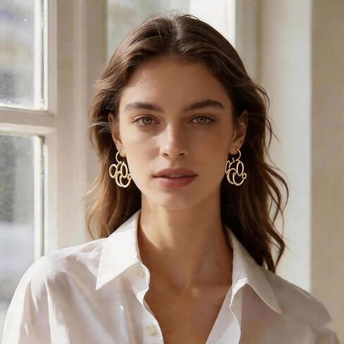 Earrings for Women Trendy, Cute Stud and Hoop Earrings, Bow and Outline Fashion Jewelry, Everyday to Dressy Gift Styles for Women in Kuwait